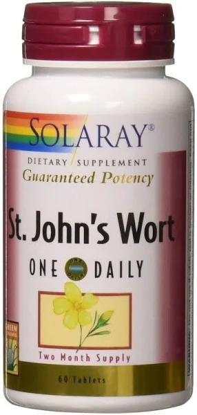 Solaray St. John's Wort One Daily 60 Tablets