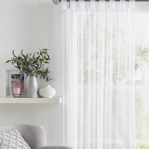 Mode Home Blush Sheer Tab Top Curtain