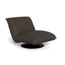 Monty Leather Swivel Chair Graphite by Freedom, 100% Leather TN