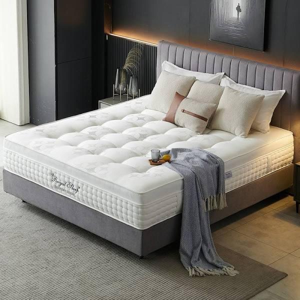 Royal Sleep Queen Mattress Medium Bed Euro Top 7 Zone Spring Gel Memory Foam - AfterPay & zipPay Available