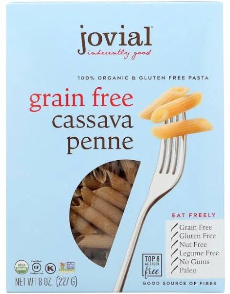 Jovial Organic Grain Free Cassava Pasta Penne 8 oz (227 g)