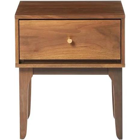 Vincent 1 Drawer Bedside Table Walnut | Classic Walnut | Bedroom | Early Settler Furniture