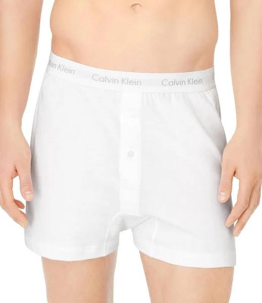 Calvin Klein Men's Boxer Knit 3 Pack Underwear - Multi - Size Medium