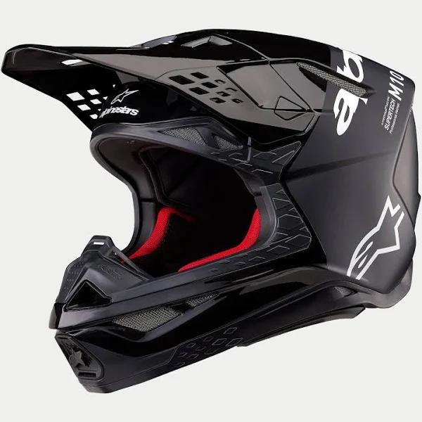 Alpinestars Supertech M10 Flood Helmet - Black/Grey - 2XL