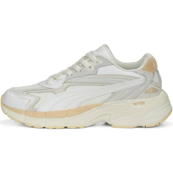 Teveris Nitro Thrifted Sneakers Women in Warm White, Size 6.5 by Puma