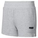 Essentials Women's Sweat Shorts in Light Gray Heather, Size 2XL, Cotton/Polyester by Puma