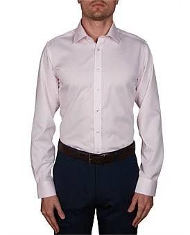 Abelard Non Iron Twill Slim Fit Shirt Pink