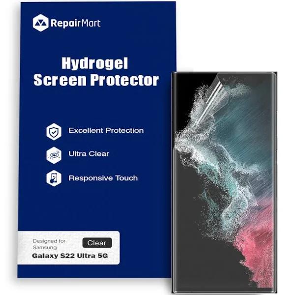 Samsung Galaxy S22 Ultra 5G Compatible Premium Hydrogel Screen Protector with Full Coverage Ultra HD