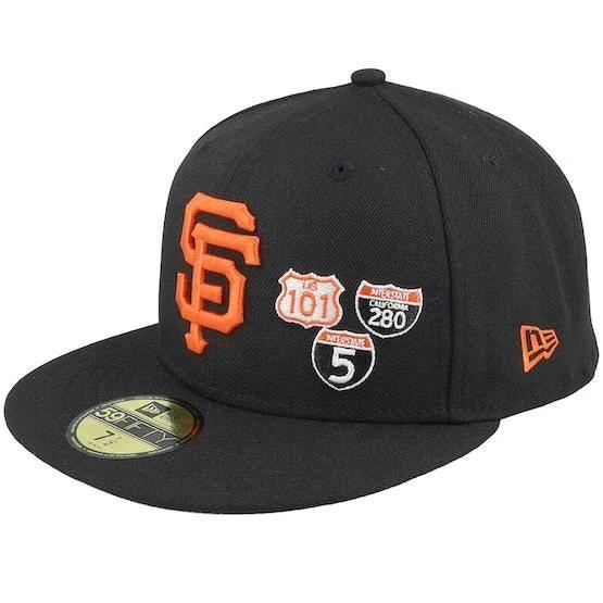 New Era - Black Fitted Cap - Late Night Drive 59Fifty Black Fitted @ Fitted World by Hatstore