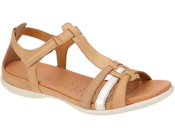 ECCO Sandals Leather Brown / White