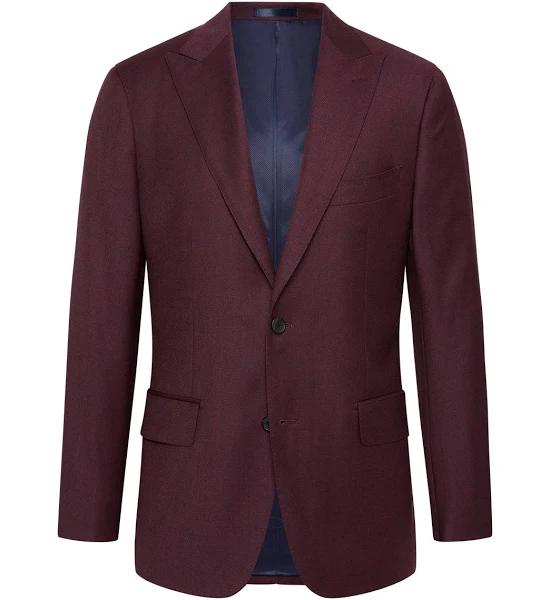 MJ Bale Garth Jacket in Burgundy, Size 42 in