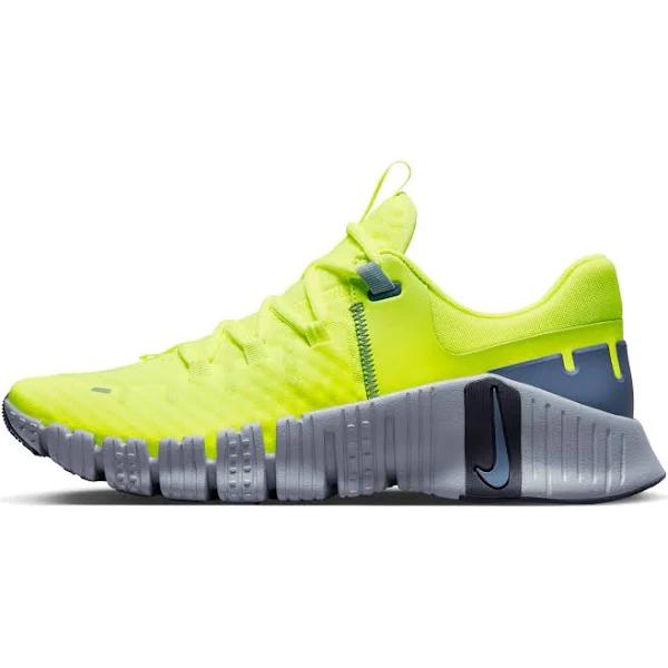 Nike Mens Free Metcon 5 Training Shoes Volt/Grey / 13