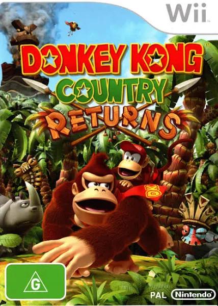 Donkey Kong Country Returns Nintendo Wii Game