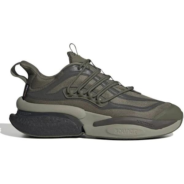 Adidas Alphaboost V1 Mens Casual Shoes Olive US 9