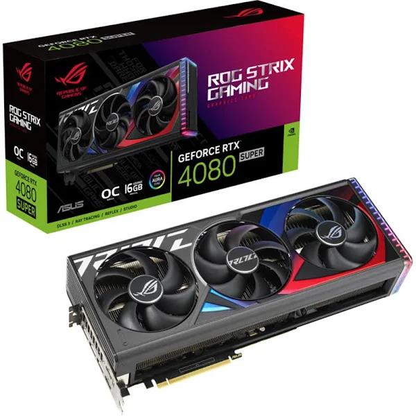 Asus ROG Strix GeForce RTX 4080 Super OC Edition 16GB GDDR6X Graphics Card