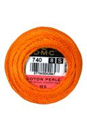 DMC Pearl Cotton Ball Size 8 87yd Tangerine