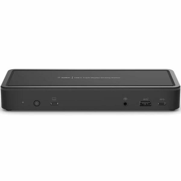 Belkin INC003TTBK Docking Station, USB-C Triple Display, Chromebook Optimized