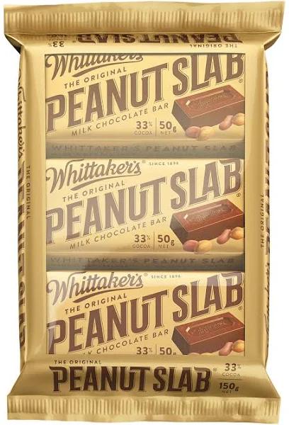 Whittaker'S Peanut Slab 3 Pack