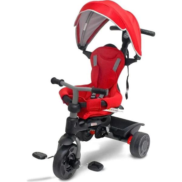 VeeBee Explorer 3 Stage Kids Trike with Canopy Red