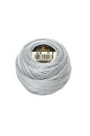 DMC Pearl Cotton Ball Size 8 87yd Pearl Grey