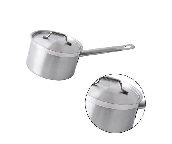 Saucepan Lid Soup Pot Stainless Steel Saucepan Mini Milk Pot Milk Pan Cooking Pan Pot