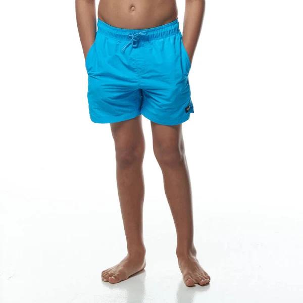 Tahwalhi Boys Solid Pool Shorts Blue 14