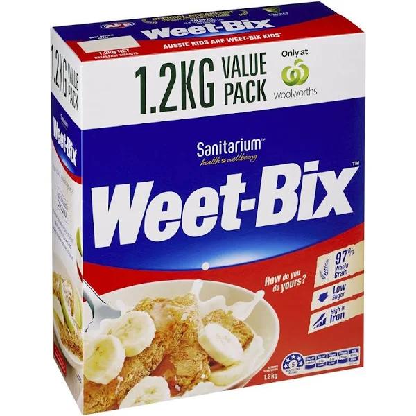 Weet-Bix Breakfast Cereal (Original) Value Pack 1.2kg