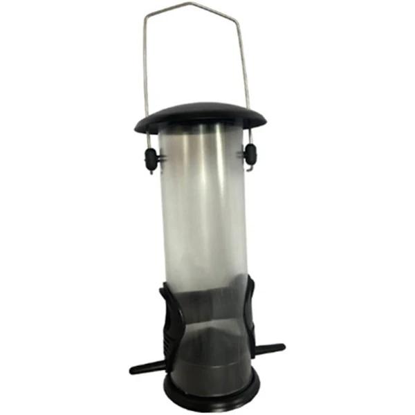 Outdoor Branch Bird Feeder Hanging Automatic Bird Feeder PVC Metal and Plastic Bird Feeder Transparent Pet Feeder