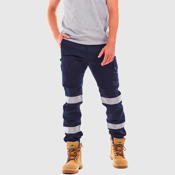 Cuffed Flex Skinny Pant With 2 Tape