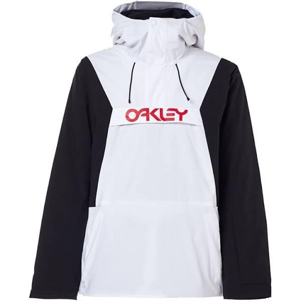 Oakley TNP TBT Insulated Anorak Snow Jacket - White/Black - 2023