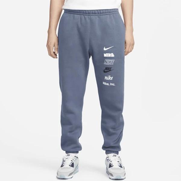 Nike Mens Club Fleece Jogger Pants Blue XXL