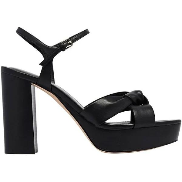 Nine West Denish Block Heel Sandal in Black 5.5