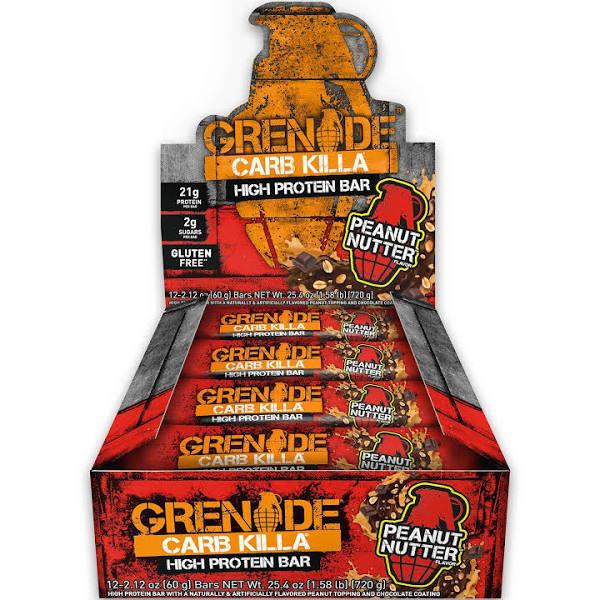 Grenade Carb Killa Protein Bar Peanut Nutter 12 Bars