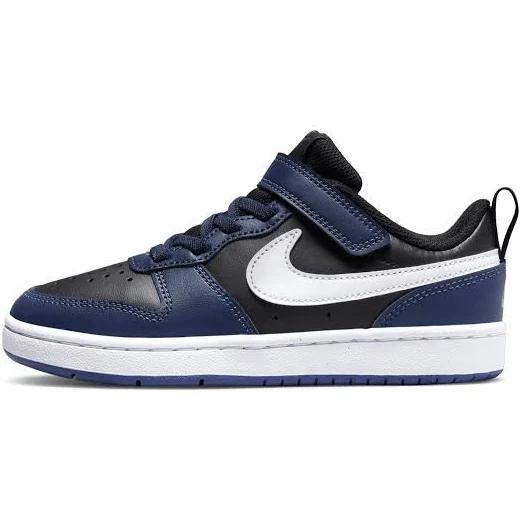 Nike Court Borough Low 2 Midnight Navy Black White (PS)