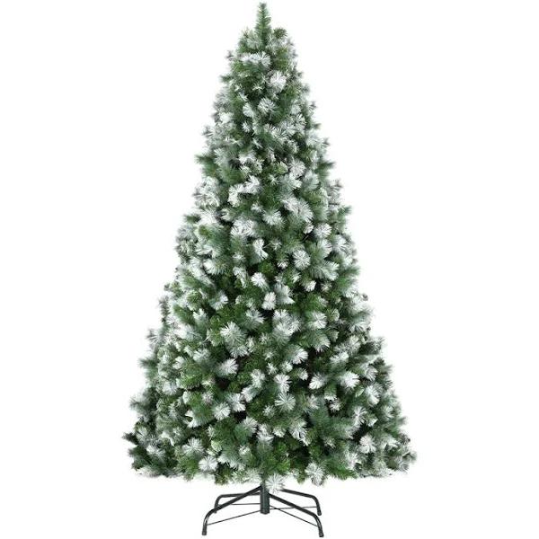 Jingle Jollys 2.7m Christmas Tree with Pine Needle Snowy Xmas Tree 1765 Tips