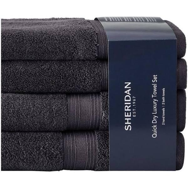 Sheridan Quick Dry Luxury Towel Collection - Graphite / Gift Set