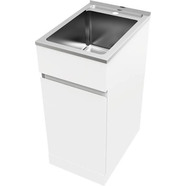 Everhard Industries Nugleam 35L White Soft Close Laundry Unit