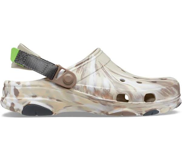 Crocs Unisex All-Terrain Marbled Clog - Bone