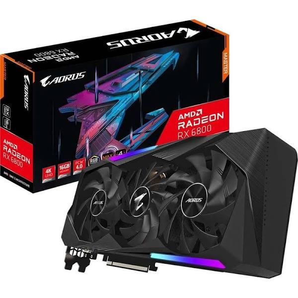 Gigabyte AORUS Radeon RX 6800 Master 16GB GDDR6 Graphics Card