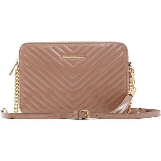 Aldo Andressera Cross Body Bag in Beige chevron-Neutral