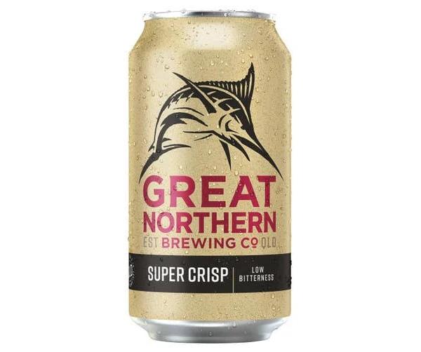 Great Northern Super Crisp Lager Beer 48 x 375ml Cans