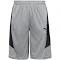 Puma Boy's Active Short Light Heather Gray Rebel Pack Performance Shorts L