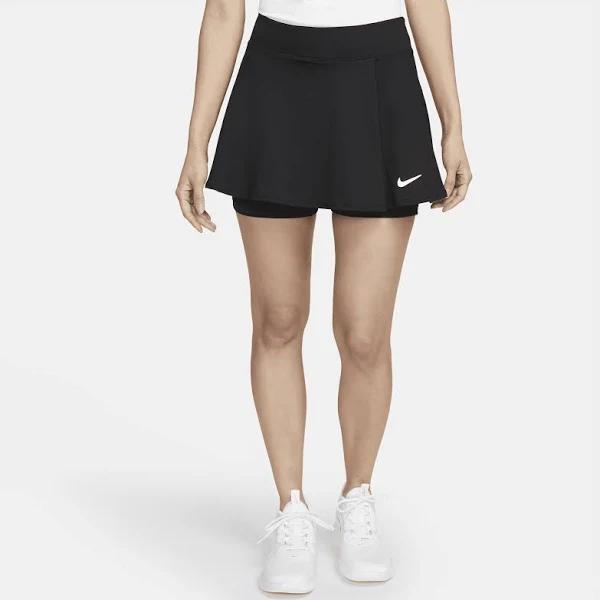 NikeCourt Womens Dri-FIT Victory Flouncy Tennis Skirt Black S