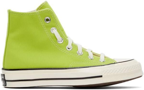 Converse Chuck 70 Hi Unisex Lime Fashion Trainers - 12 UK