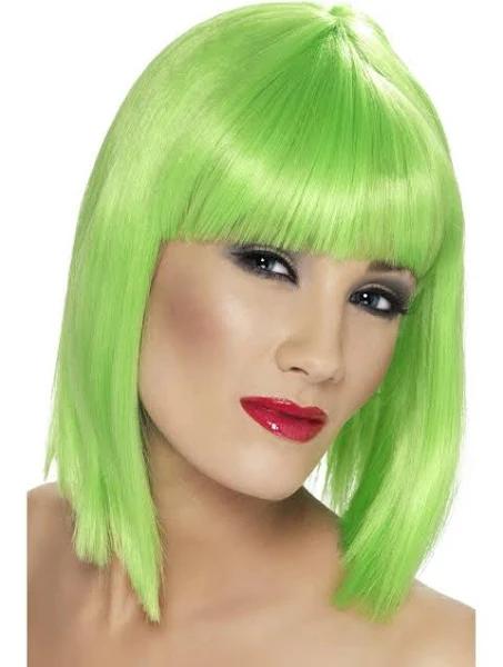 Glam Wig - Neon Green, Short