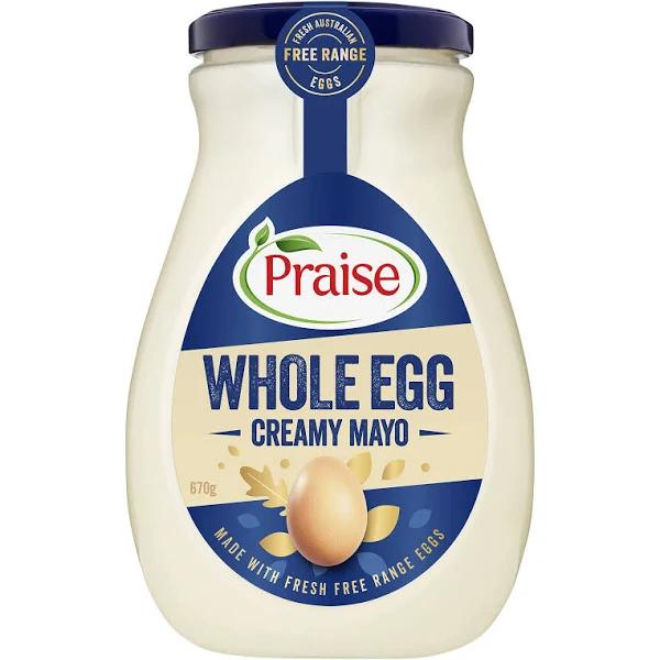 Praise Whole Egg Mayonnaise 670g