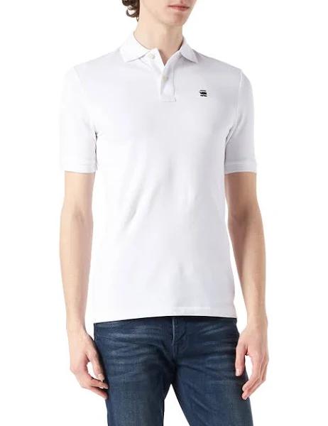 G-Star Raw Dunda Polo White Men Size XXL