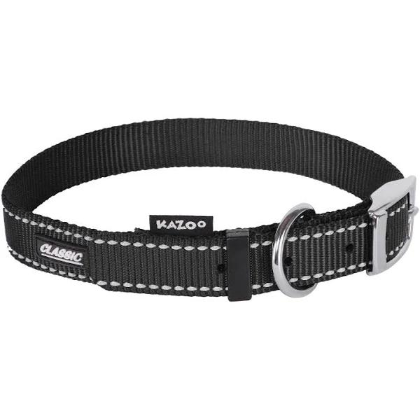 Kazoo Classic Nylon Collar Black Large