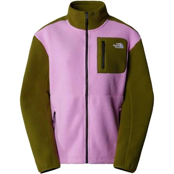 The North Face Yumiori full zip colourblock fleece in pink