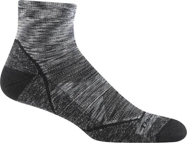 Darn Tough Light Hiker 1/4 Lightweight with Cushion Socks Men's, Space Gray / XL